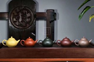 《五色土》綠泥，朱泥，紫泥，青灰泥，段泥純手工宜興紫砂壺茶具水平茶壺