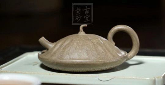 《小蓮蓬》宜興青灰泥工藝美術師全手工收藏把玩創(chuàng)新壺茶具