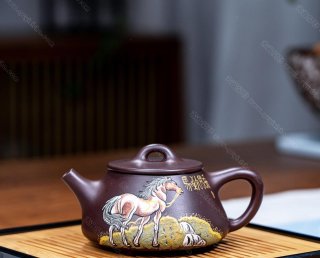 精工作品推薦！品名：馬到成功，泥料：原礦